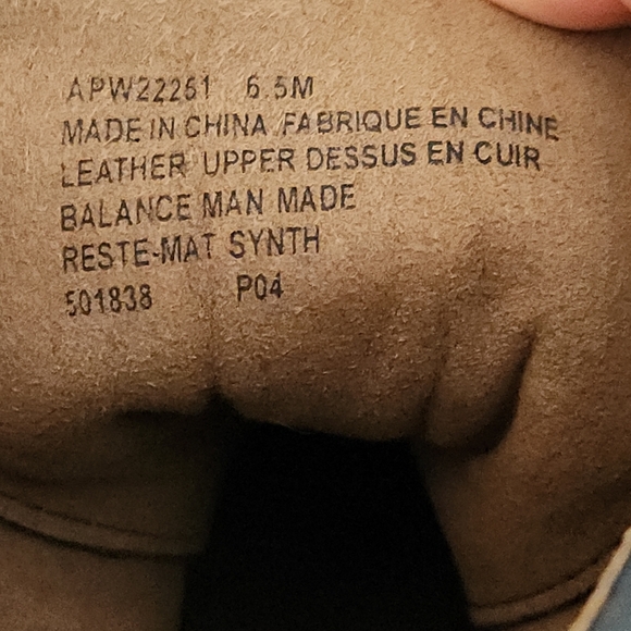 ROCKPORT Black Leather Ankle Boots Lace Up size 6.5 - Picture 10 of 11